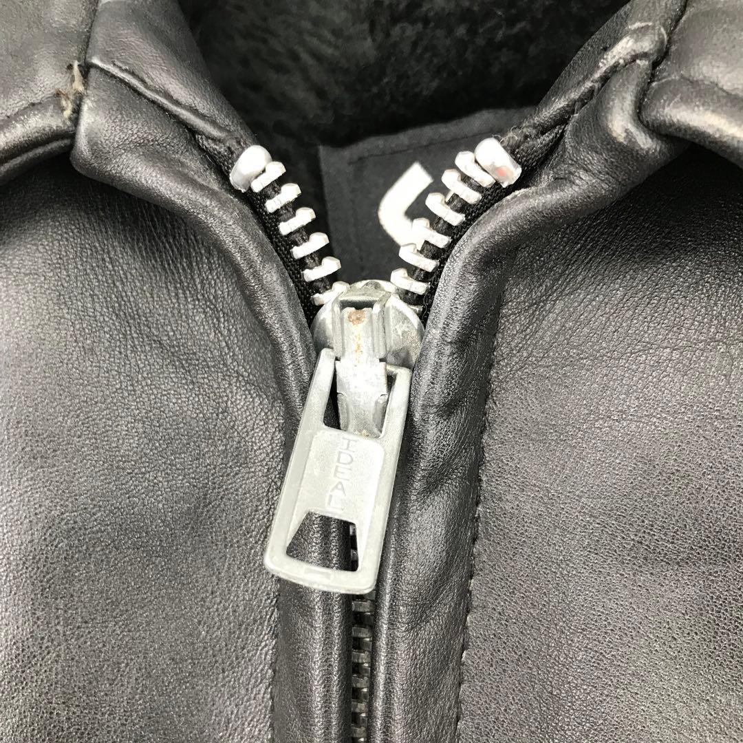 Schott 643　ライダースジャケット　42　ブラック　牛革