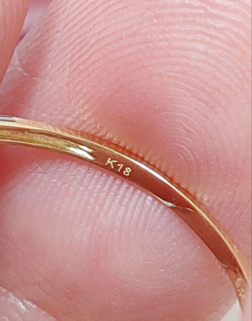 新入荷 未使用 k18YG ダイヤモンド0.10ct エタニティリング