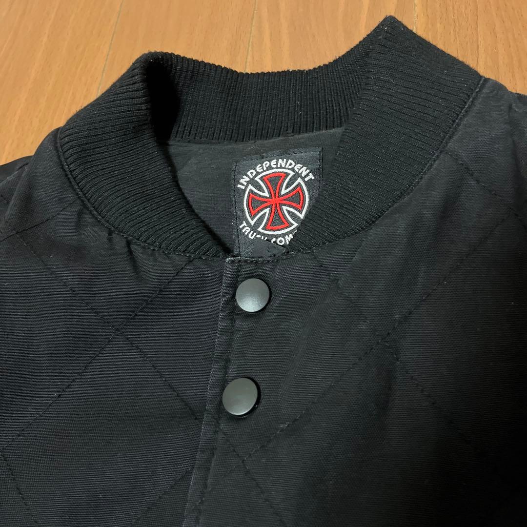 independent 中綿　ボタンジャケット　Lサイズ