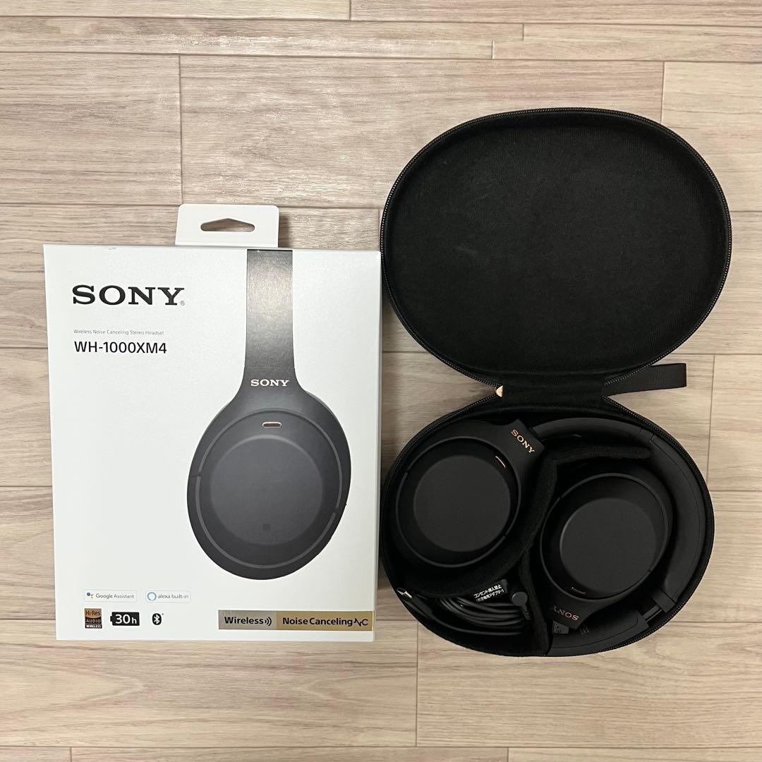 SONY WH-1000XM4 ワイヤレスヘッド ブラック