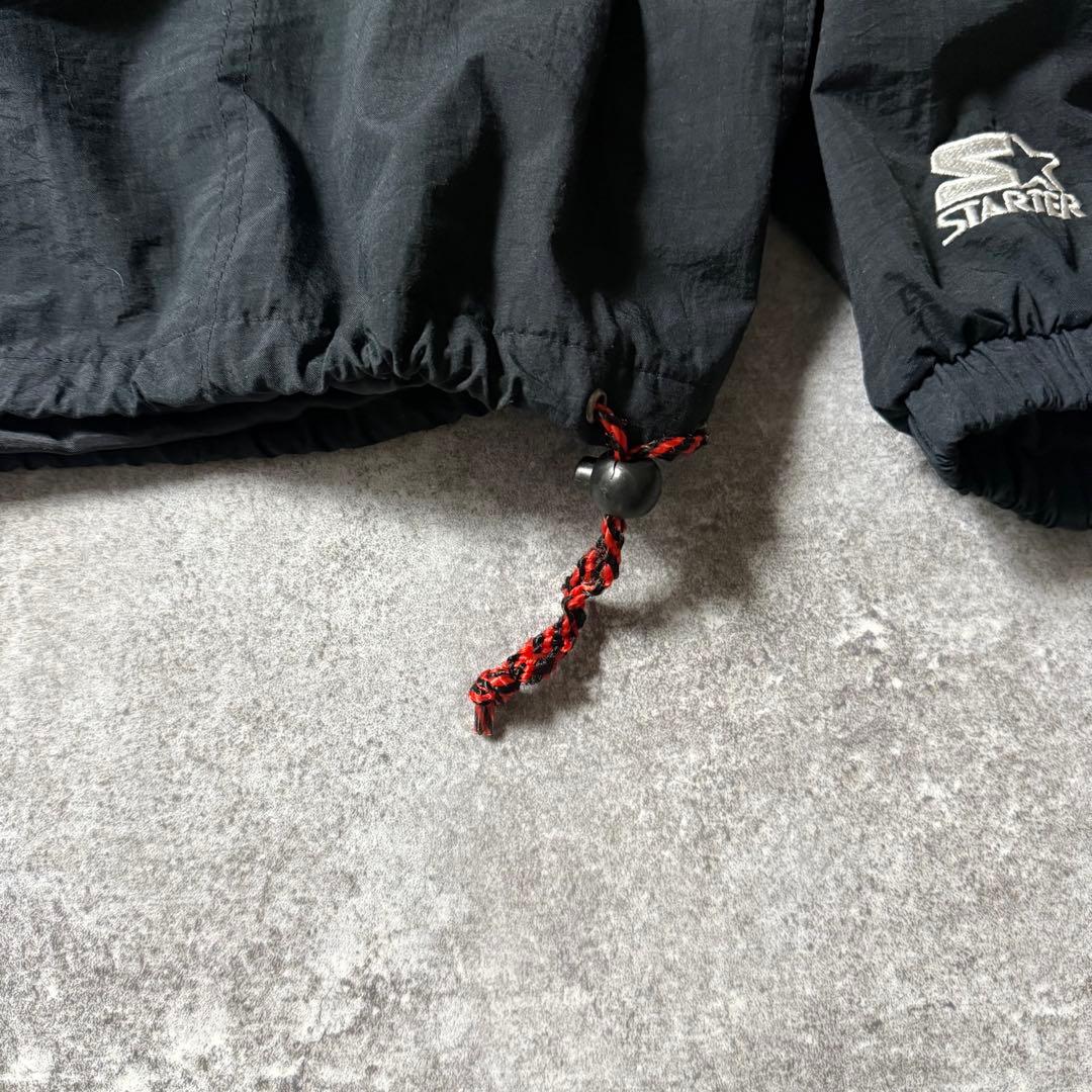 00s NBA スターター Bulls XL ハーフジップパーカー