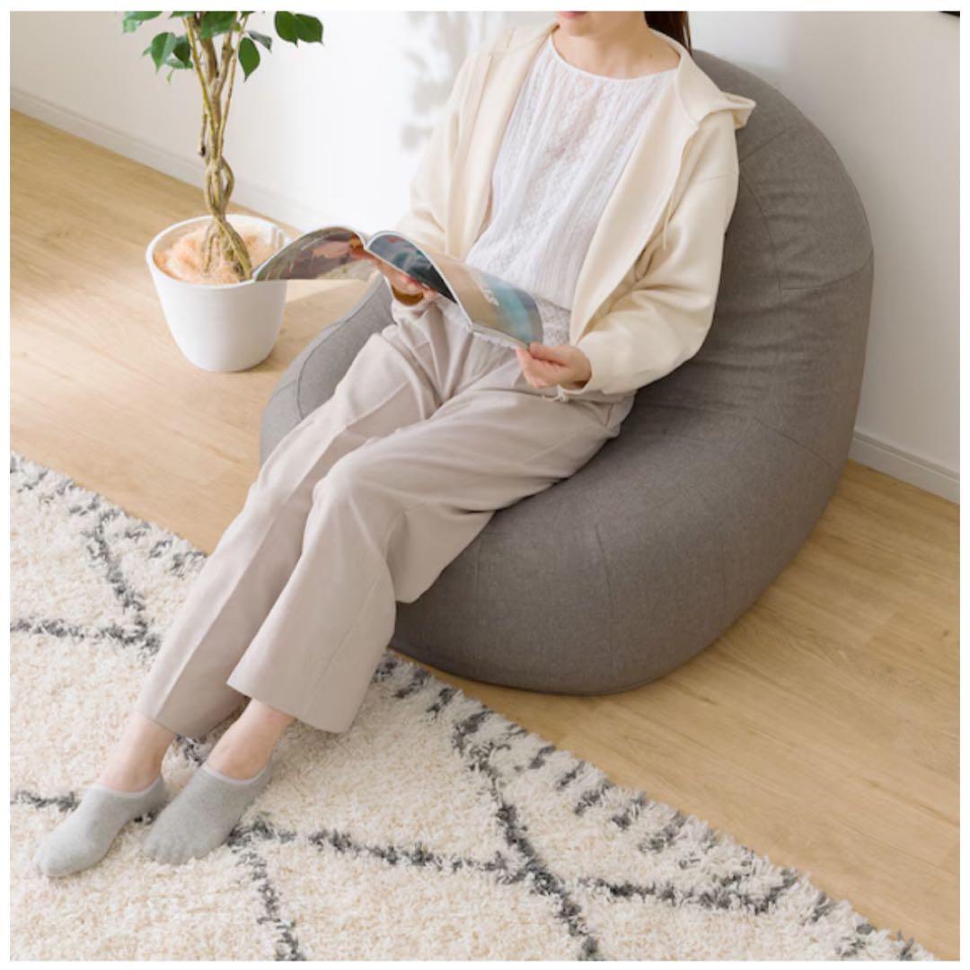 カバーが洗える1人用ふわもちソファ