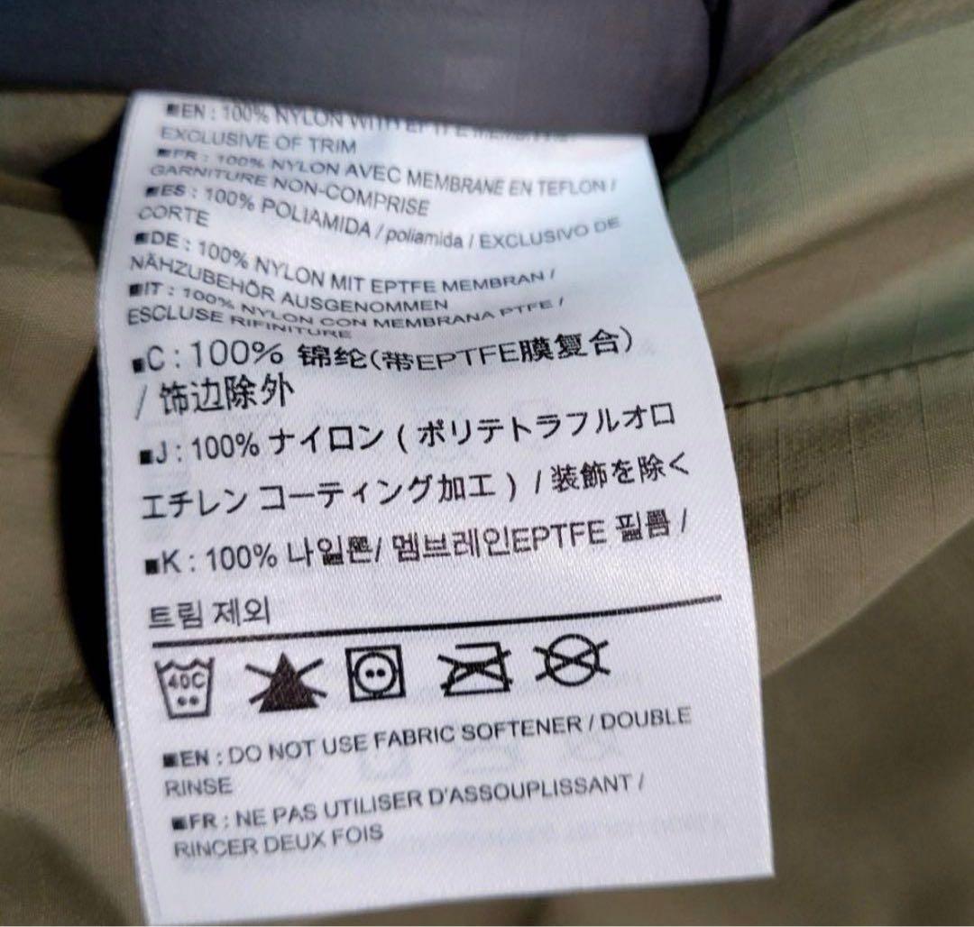 ARC'TERYX SLカーキオリーブ マウンテンパーカー