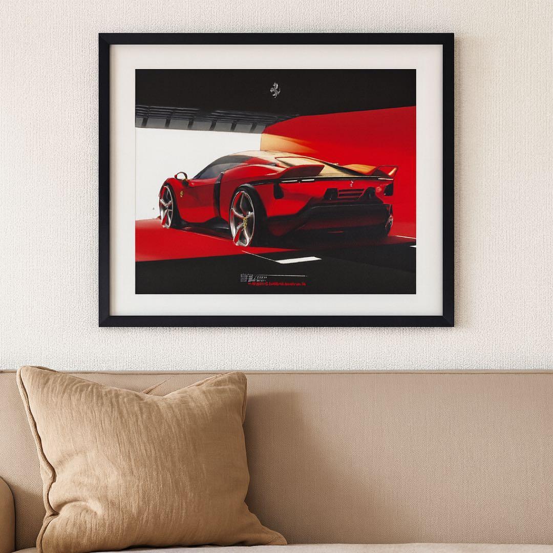 Ferrari 849 Testarossa イラスト