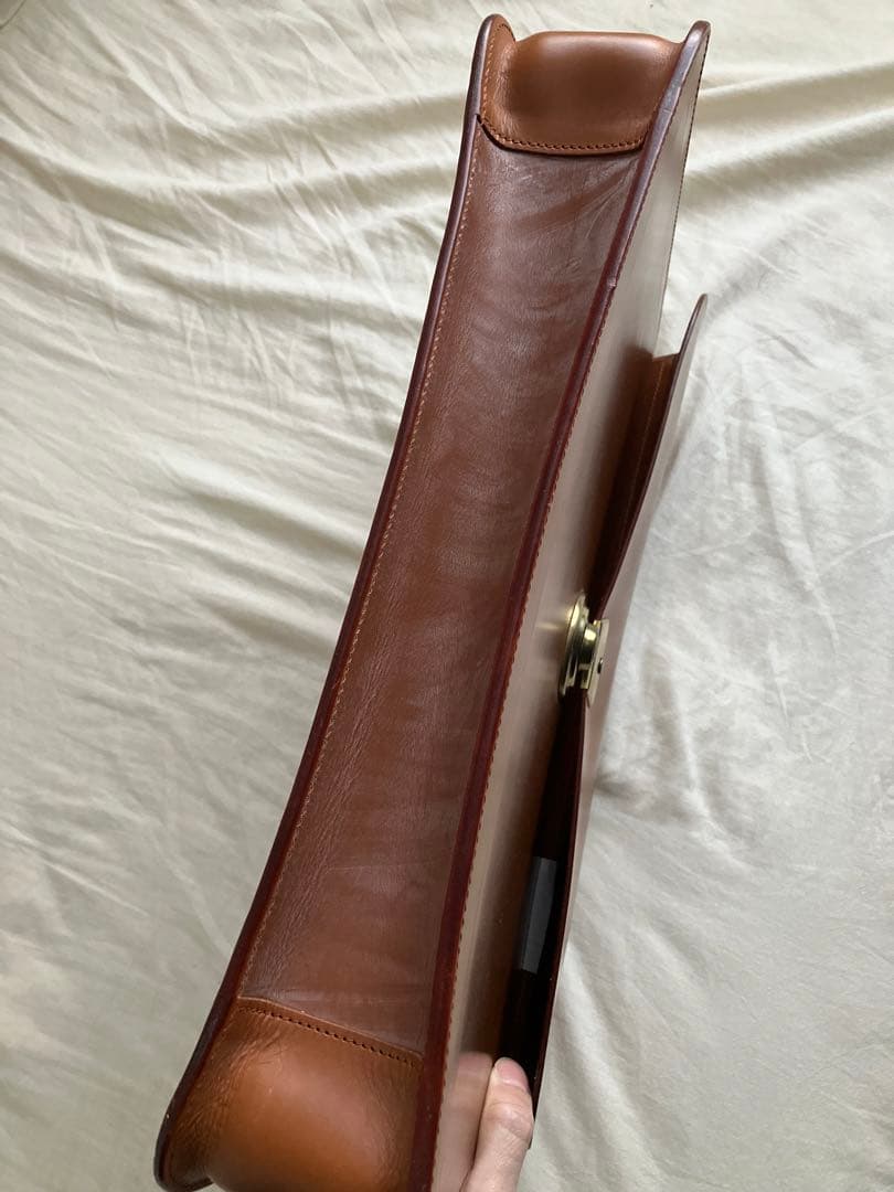 ラザフォード ブリーフケース ブライドルレザー フラップオーバー