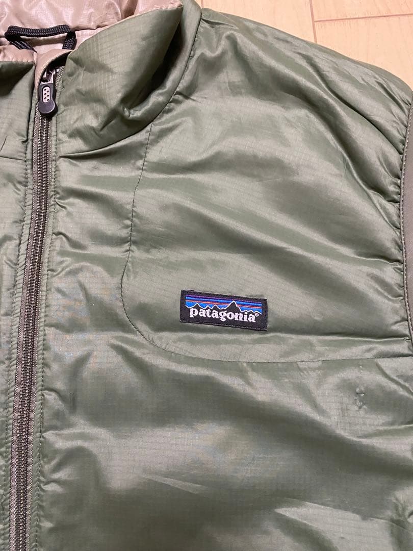 patagonia オリーブグリーン ダウンベストメンズL