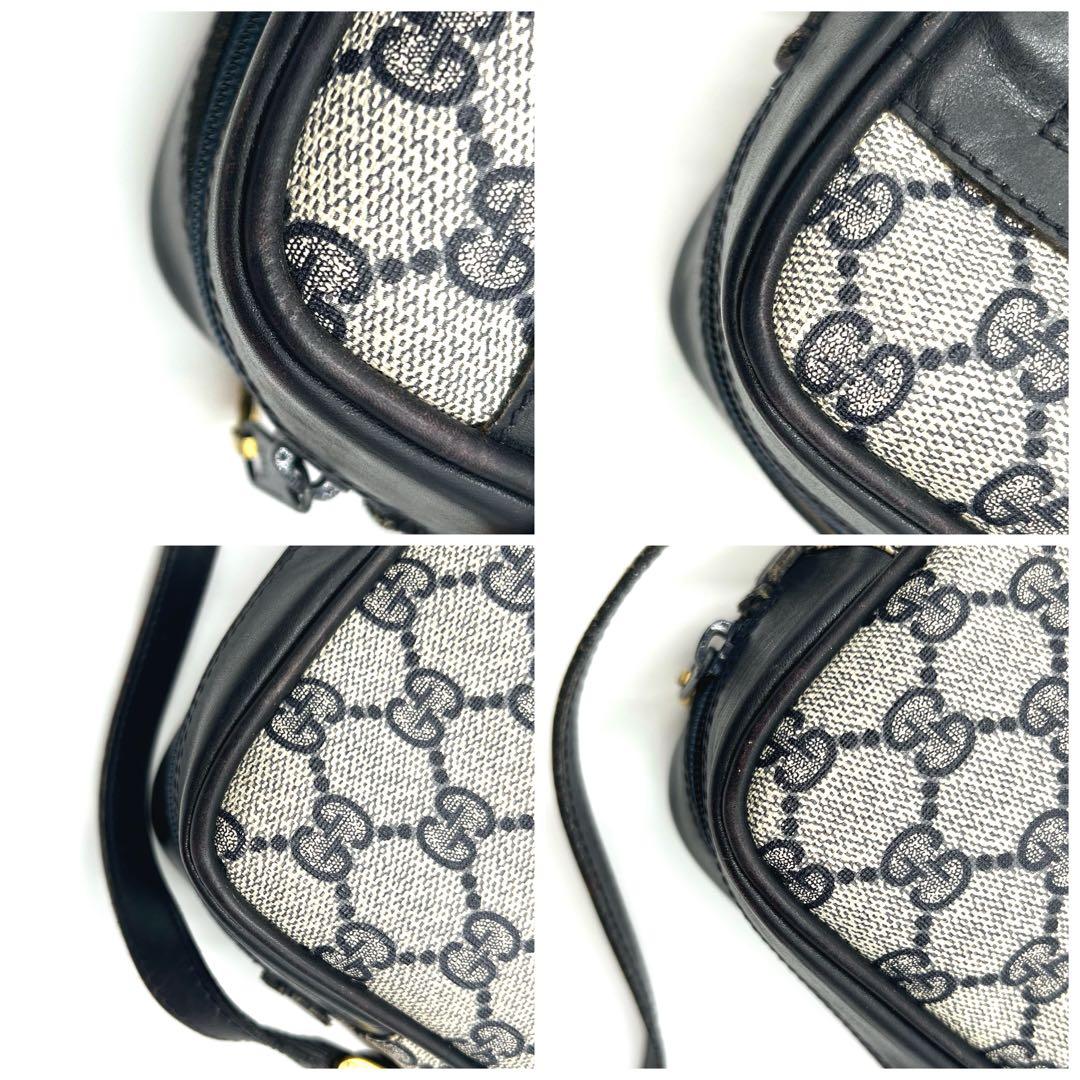 GUCCI　グッチ　シェリーライン　GGスプリーム　PVC 　ショルダーバッグ