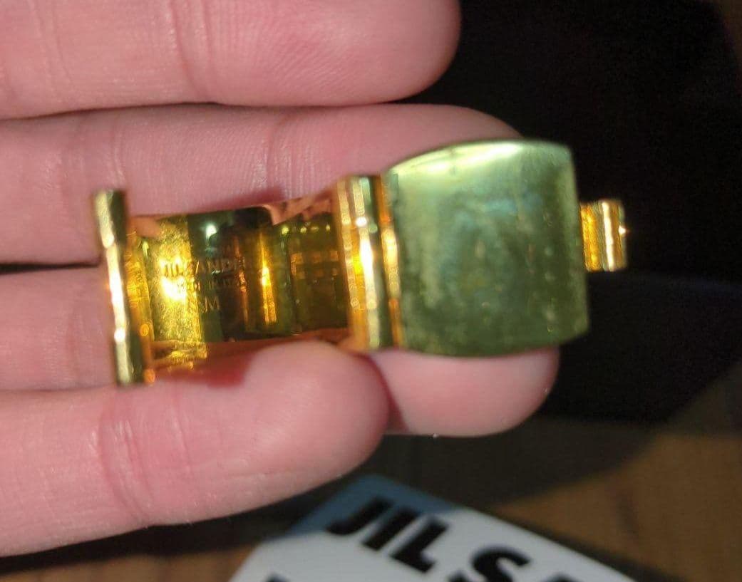 JILSANDER LOCK RING GOLD 指輪　サイズM