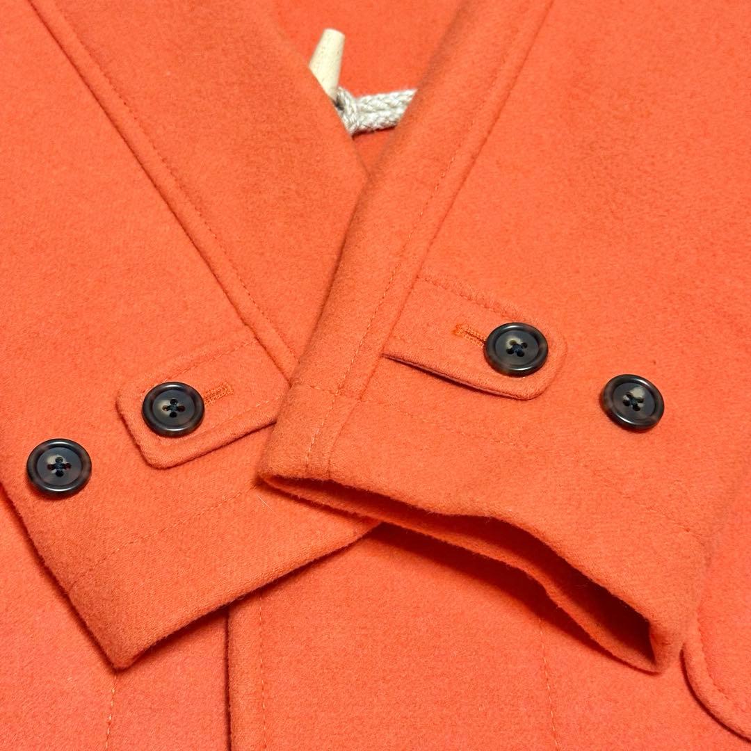 極美品✨ BEAMSBOY ダッフルコート ロング オレンジ ウール混 トグル