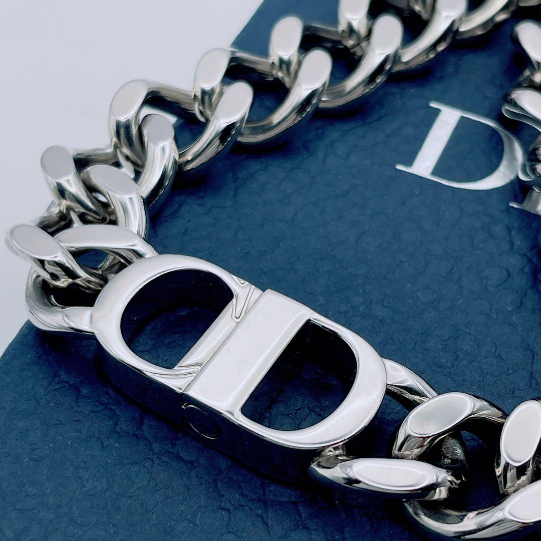 Christian Dior ネックレス 　アイコン　チェーンCD ロゴ　喜平