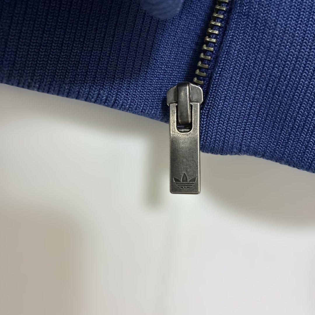 adidas ジャージ　ジーンズ　アディダス デニムブルー ジャージ　XL