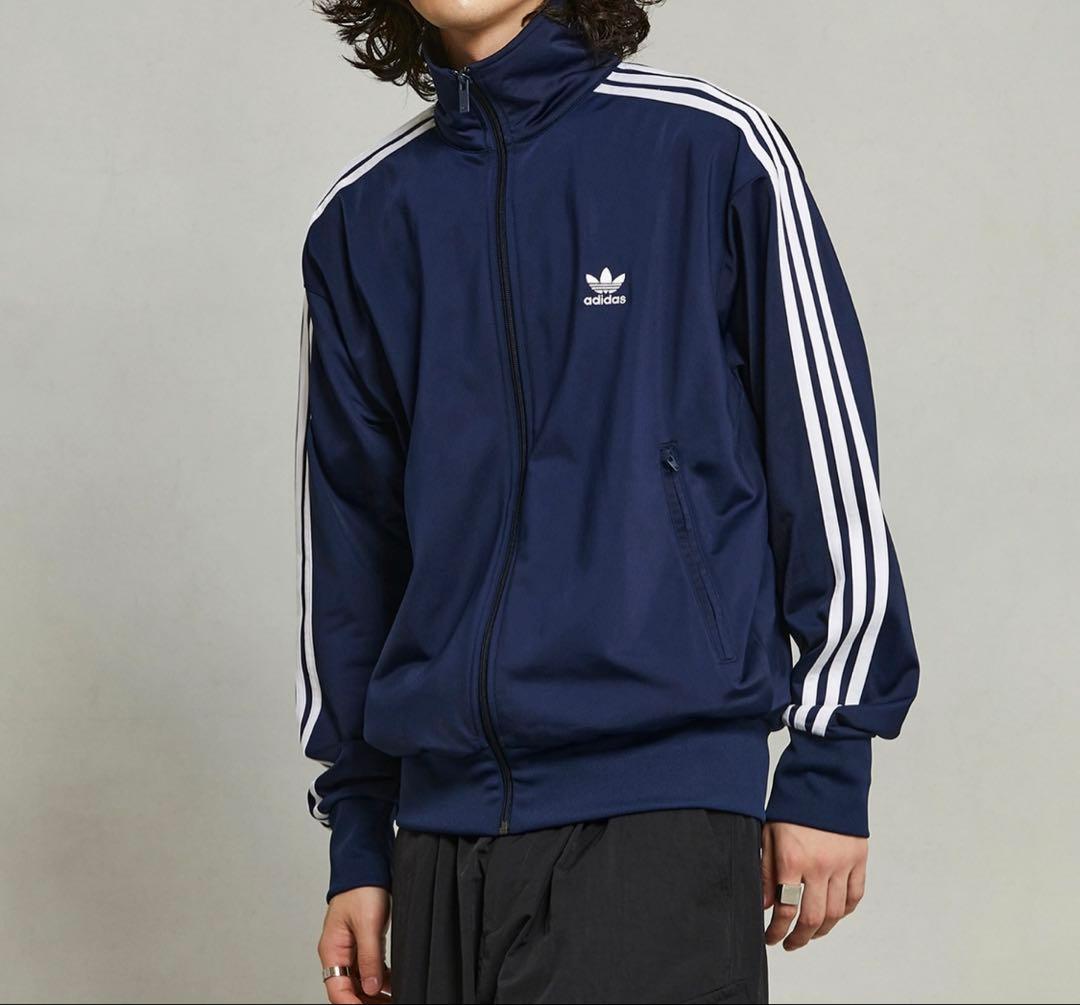adidas ネイビー ジャージジャケット