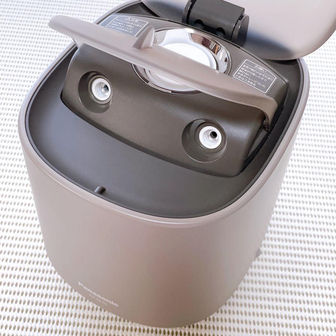 【匿名発送】パナソニック スチーマーナノケアグレージュ EH-SA70-H