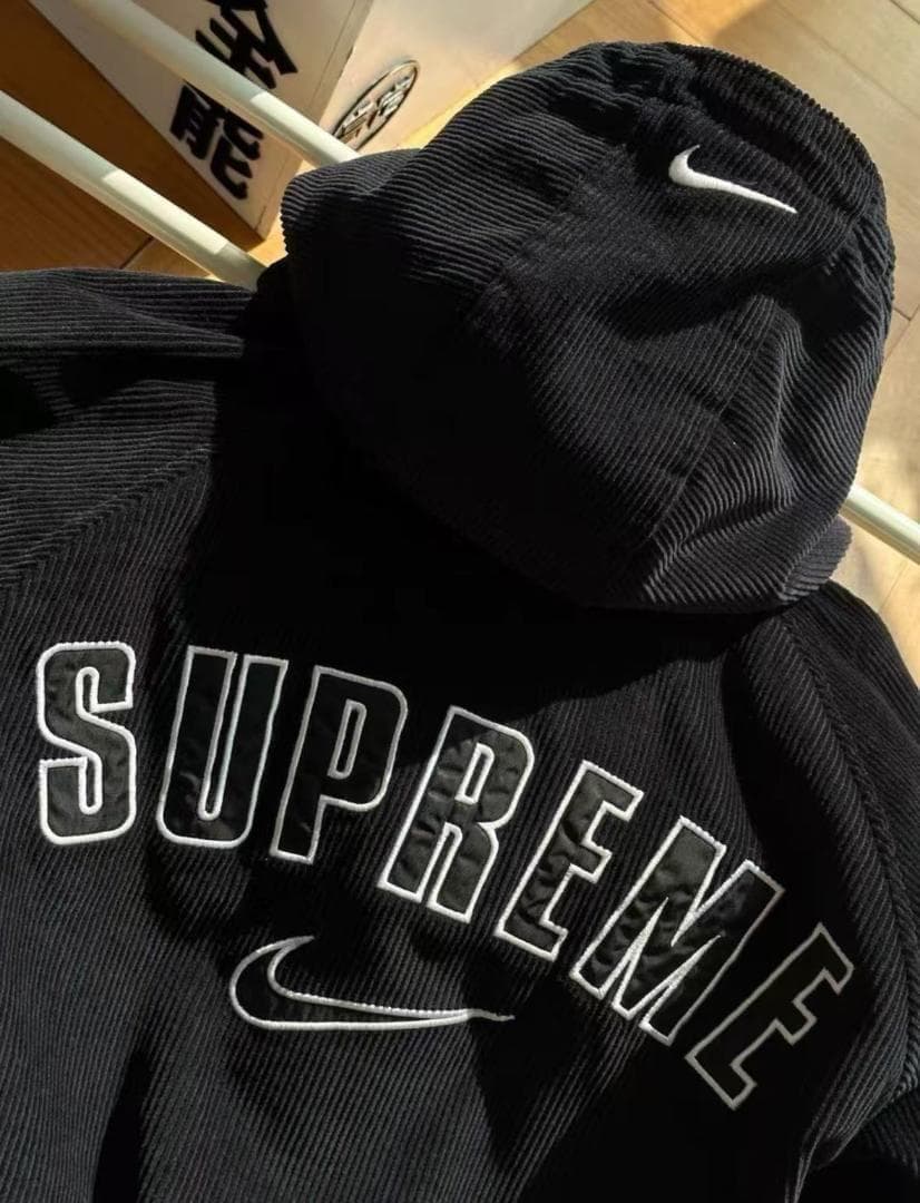 SUPREME コーデュロイジャケット 黒
