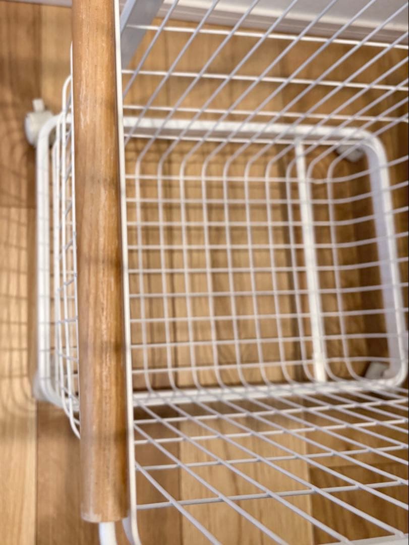 山崎実業 ランドリーワゴン バスケット トスカ tosca ホワイト tower