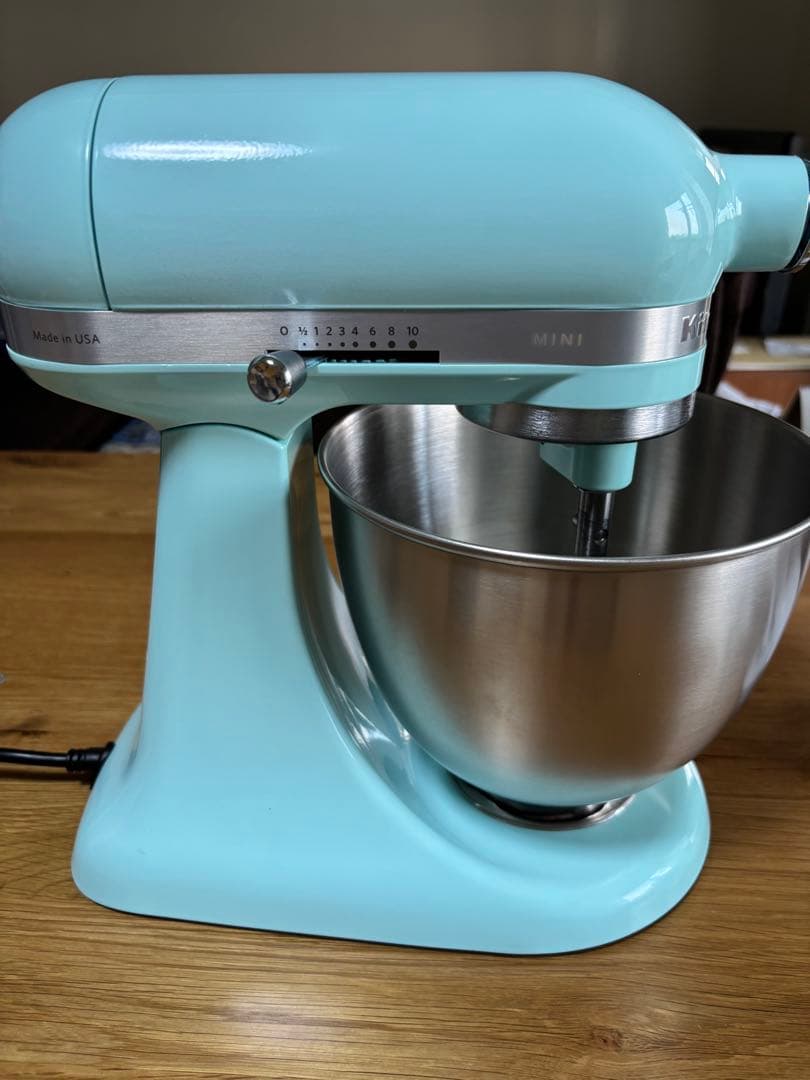 ゆりかKitchenAid ミニスタンドミキサー ミント