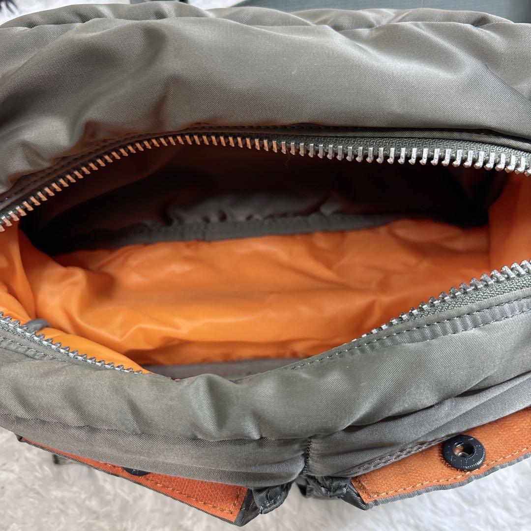 【廃盤】PORTER ボディバッグ グレー タンカー ショルダーベルト 2way