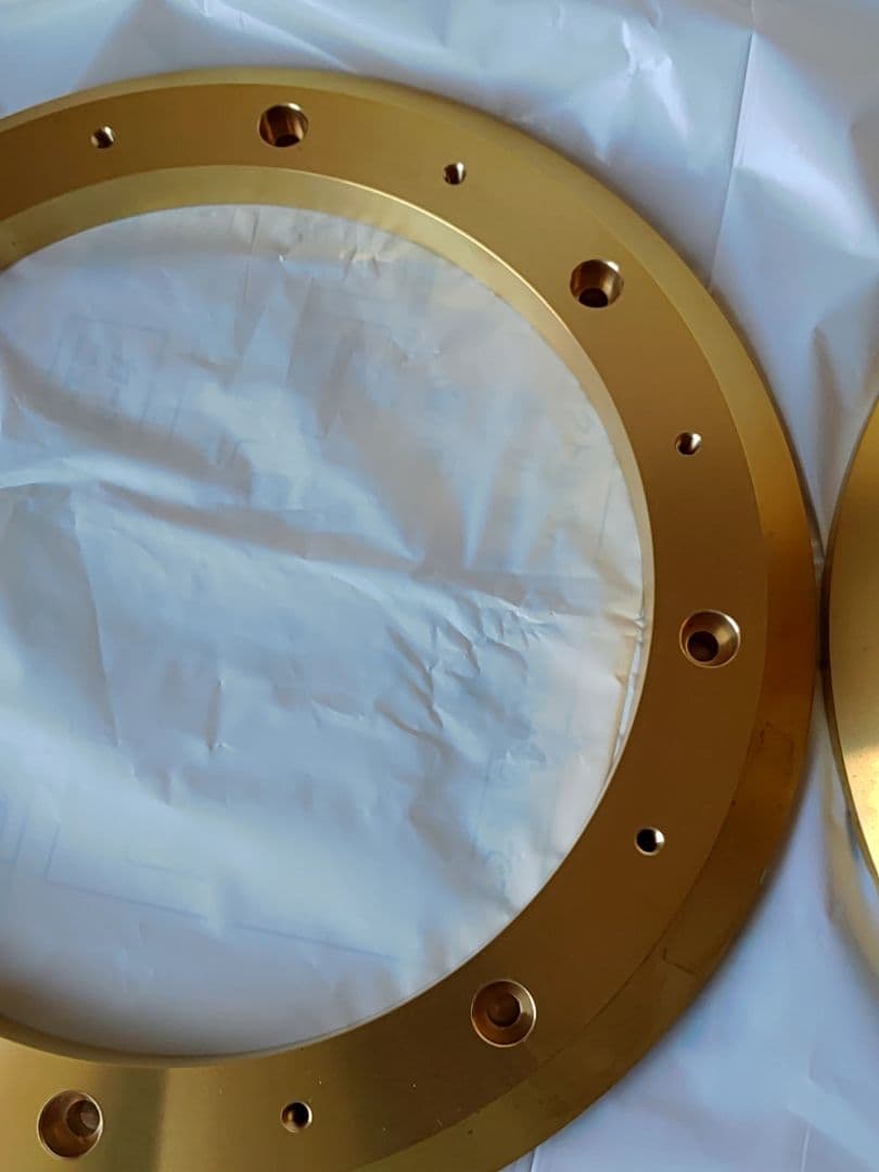 FOSTEX フォステクス 真鍮製 アダプター リング P208 ペア