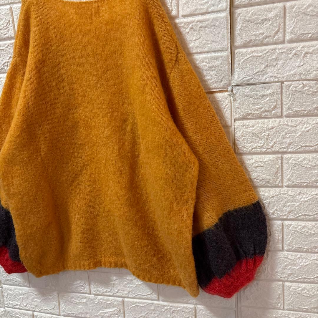 KiiRA キーラ バルーンスリーブ モヘヤ ミックス ニット セーター