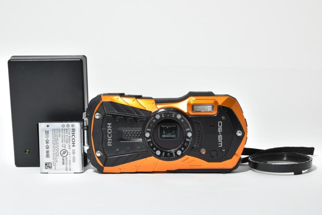 【美品】RICOH WG-50 オレンジ　動作確認済