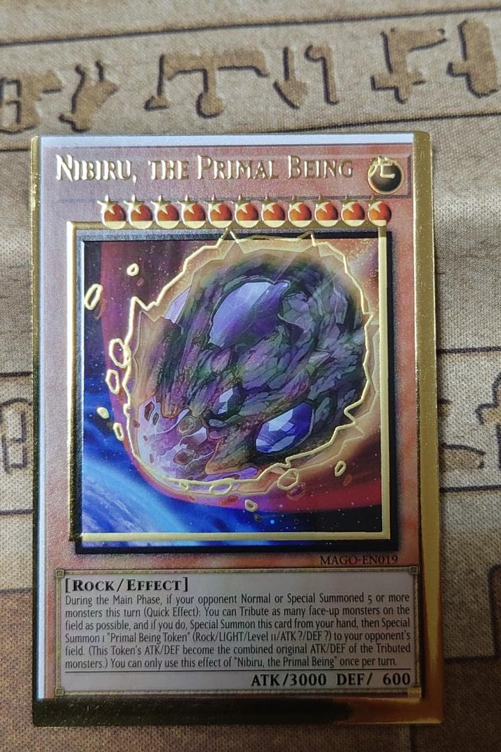 原始生命態ニビル 英語版 エラーカード 加工ズレ