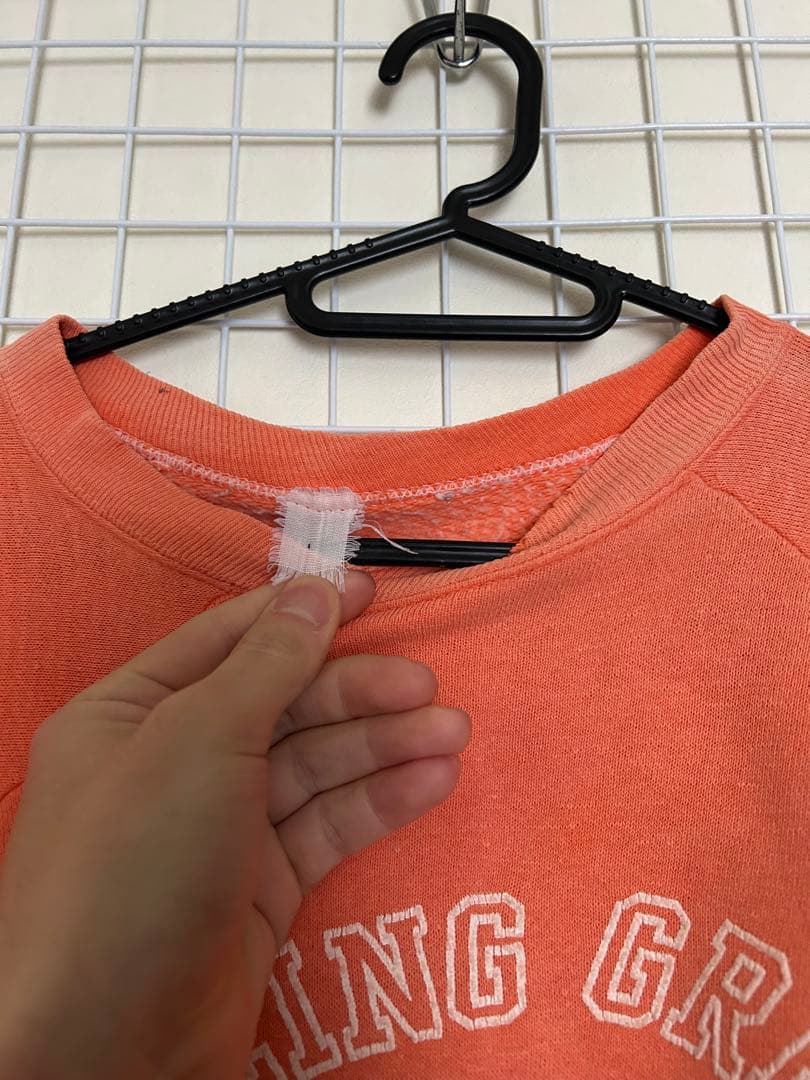 60s カレッジ スウェット オレンジ