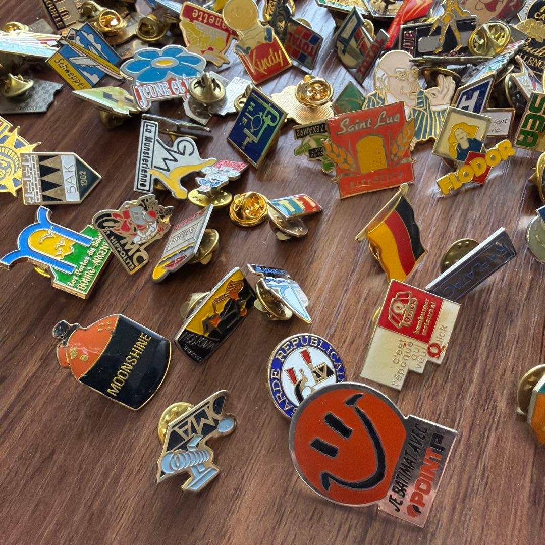 m*n様 フランス　ピンズ ヴィンテージ ピンバッジ　まとめ　100個セット コ