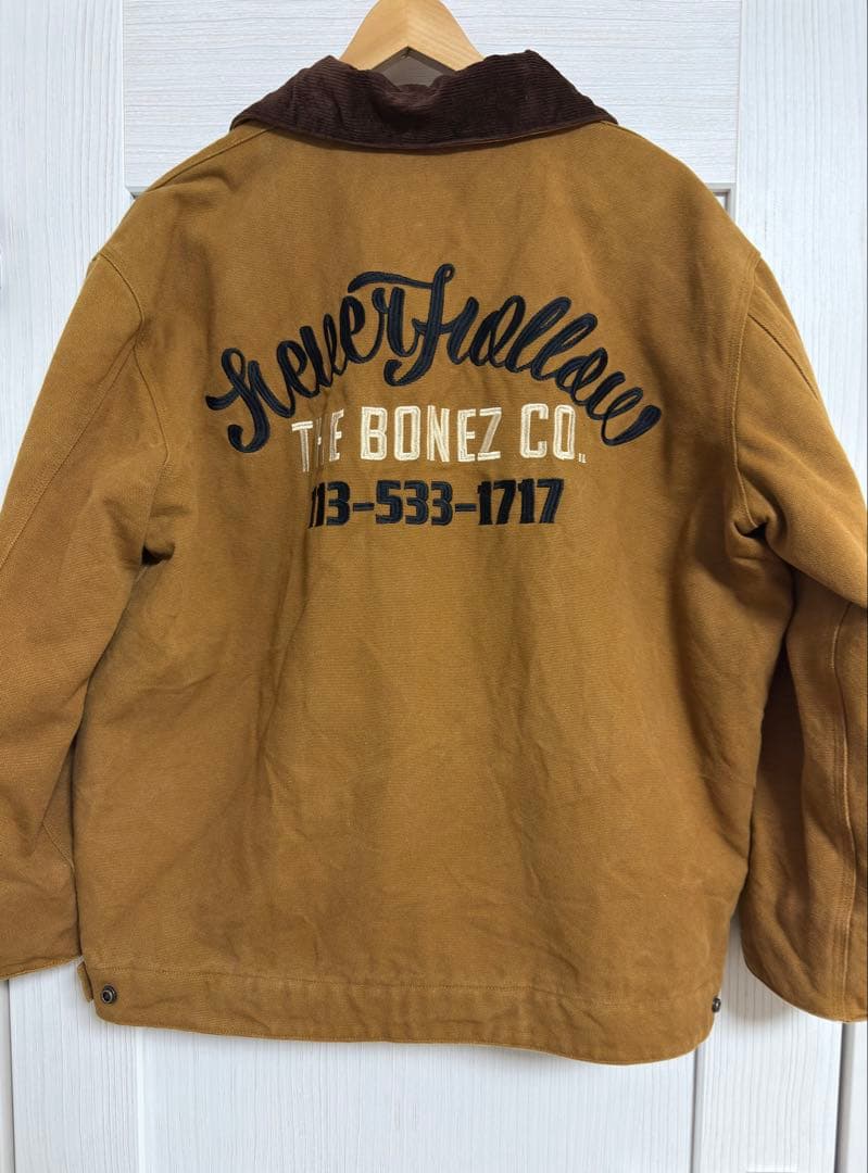 『早いもの勝ち』The BONEZ DUCK JACKET Brown Lサイズ