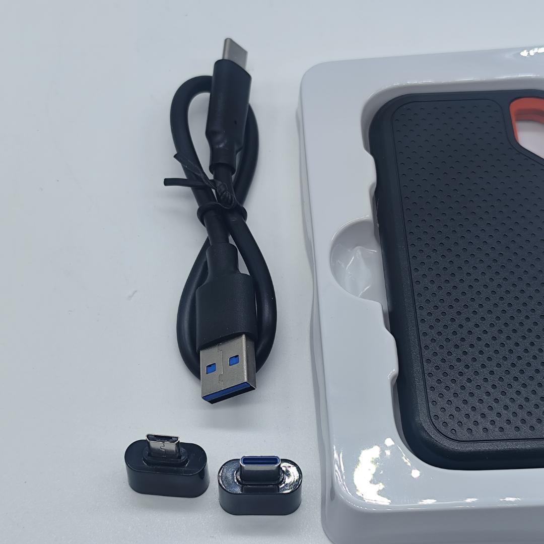 新品 動作確認済み ポータブルSSD 2TB USB 3.1 Type-C
