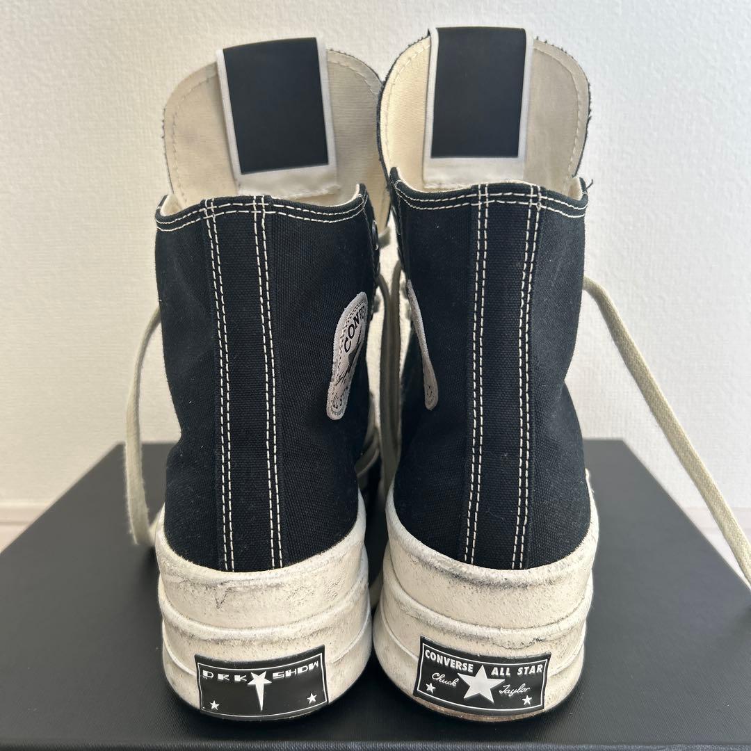 リックオウエンス　コンバース　DBL DRKSTAR