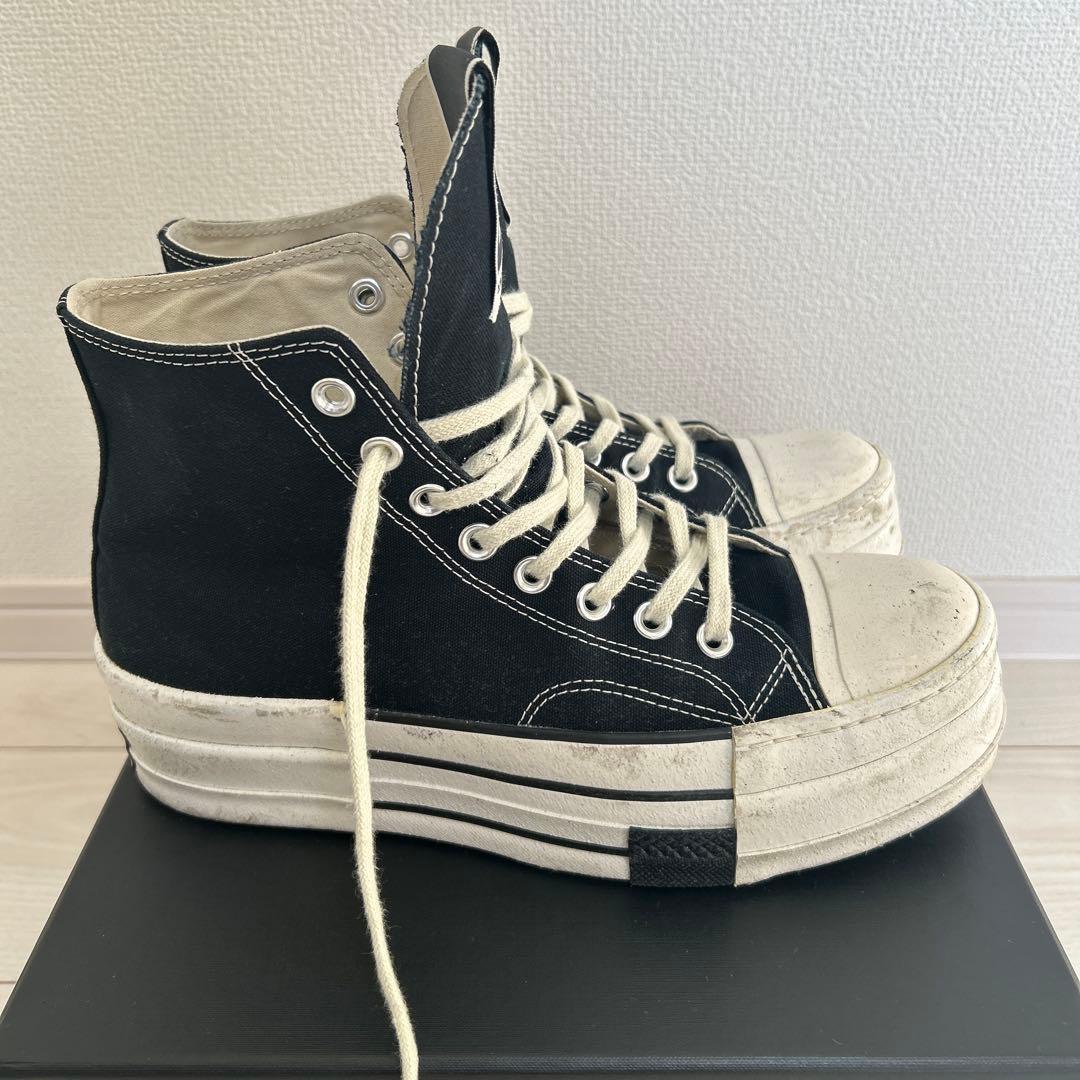 リックオウエンス　コンバース　DBL DRKSTAR