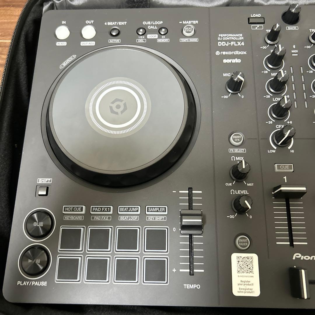 Pioneer DDJ-FLX4/DDJ-400 持ち運び用ケース付き