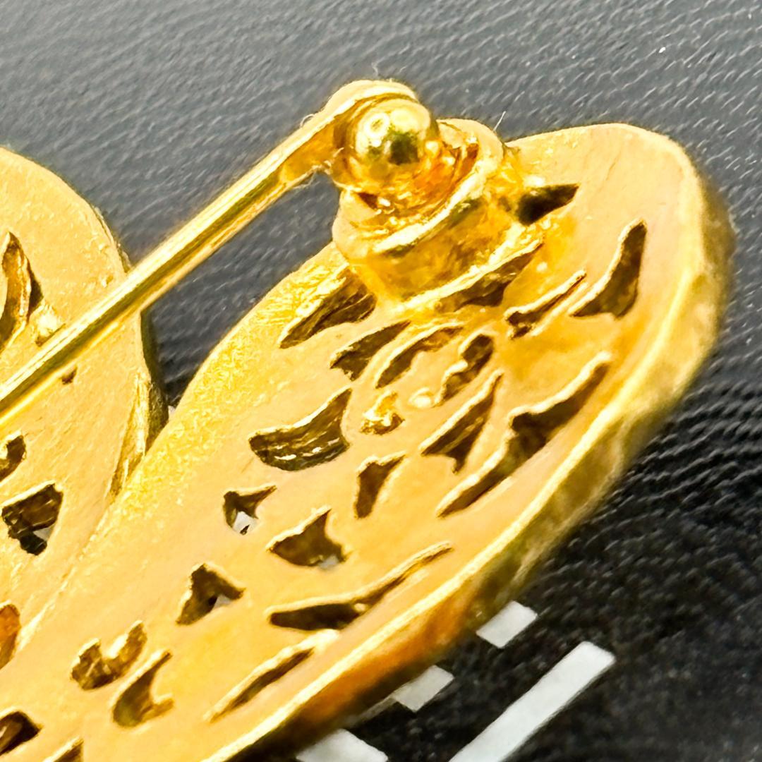 値下品 極美品 シャネル ピンブローチ 95A ゴールド ビンテージ ココマーク