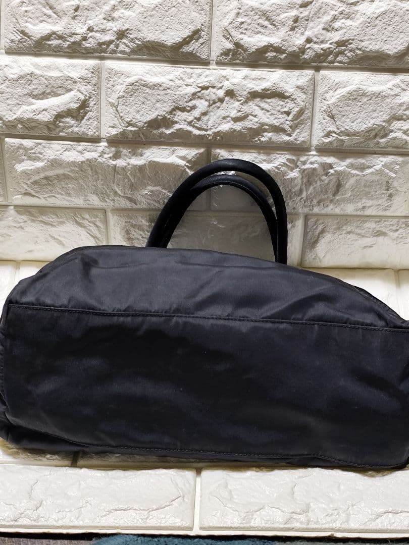 PRADA プラダ　ハンドバッグ　三角ロゴ　ナイロン　ブラック