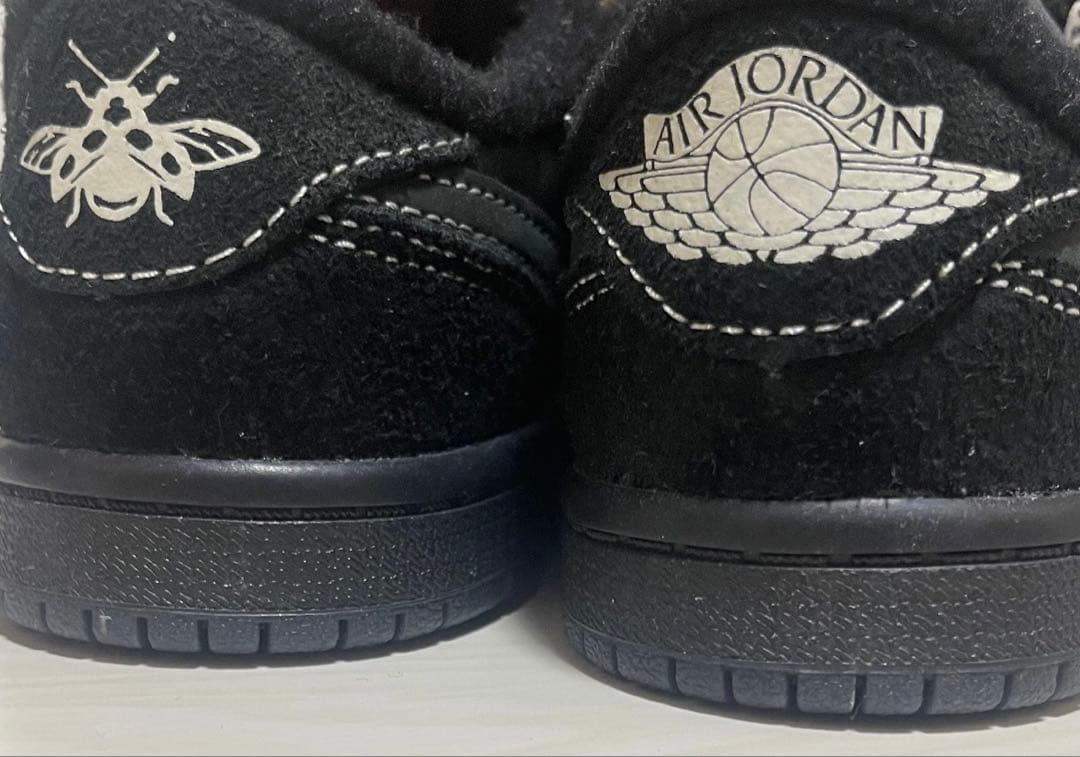 ナイキ トラヴィススコット エアジョーダン1 ロー (TD) ブラックファントム