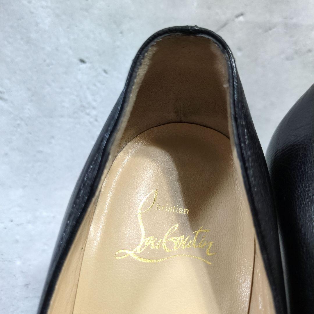 クリスチャンルブタン レッドソール パンプスアーモンドトゥ 23cm