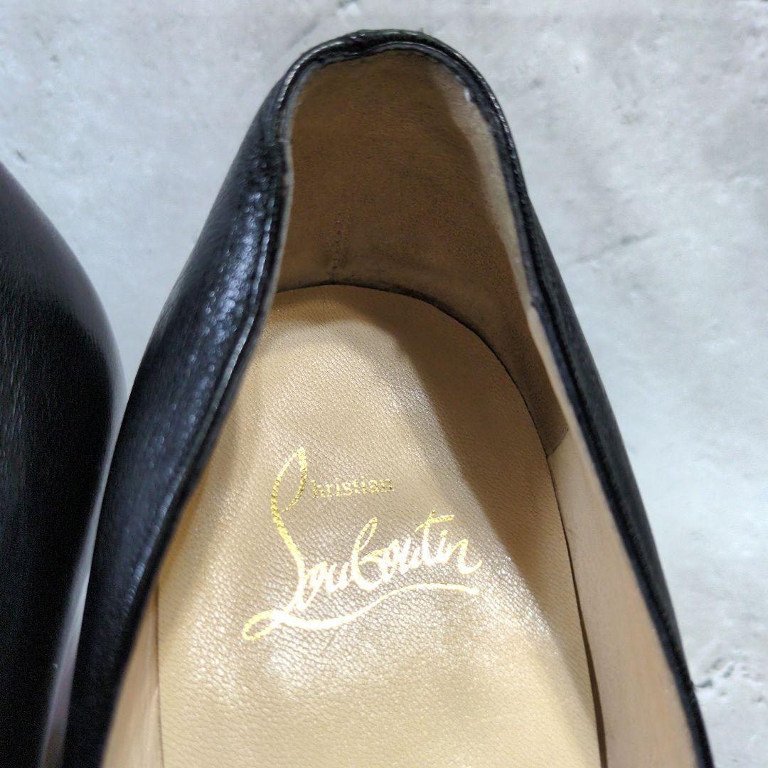 クリスチャンルブタン レッドソール パンプスアーモンドトゥ 23cm