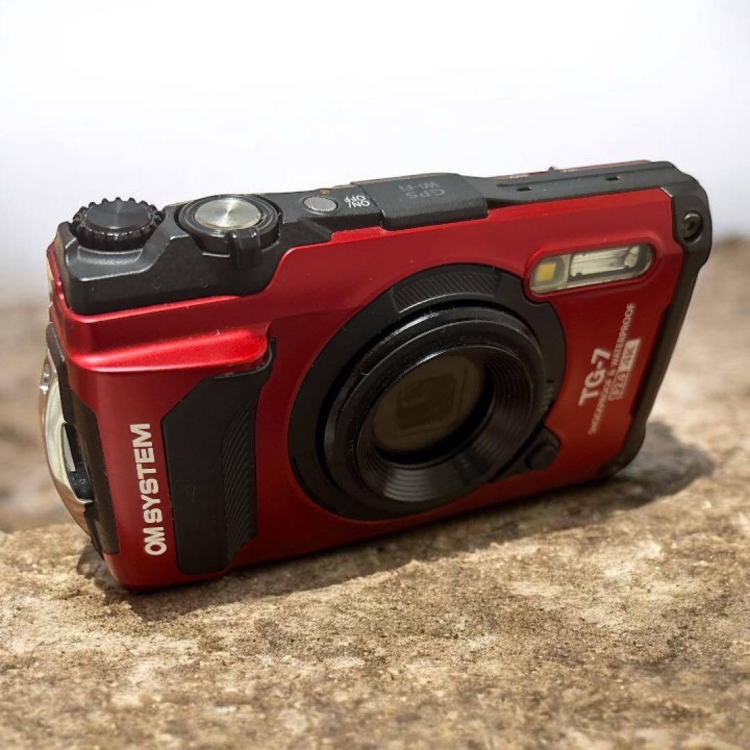 OM SYSTEM TG-7 デジタルカメラ 予備バッテリー2個付