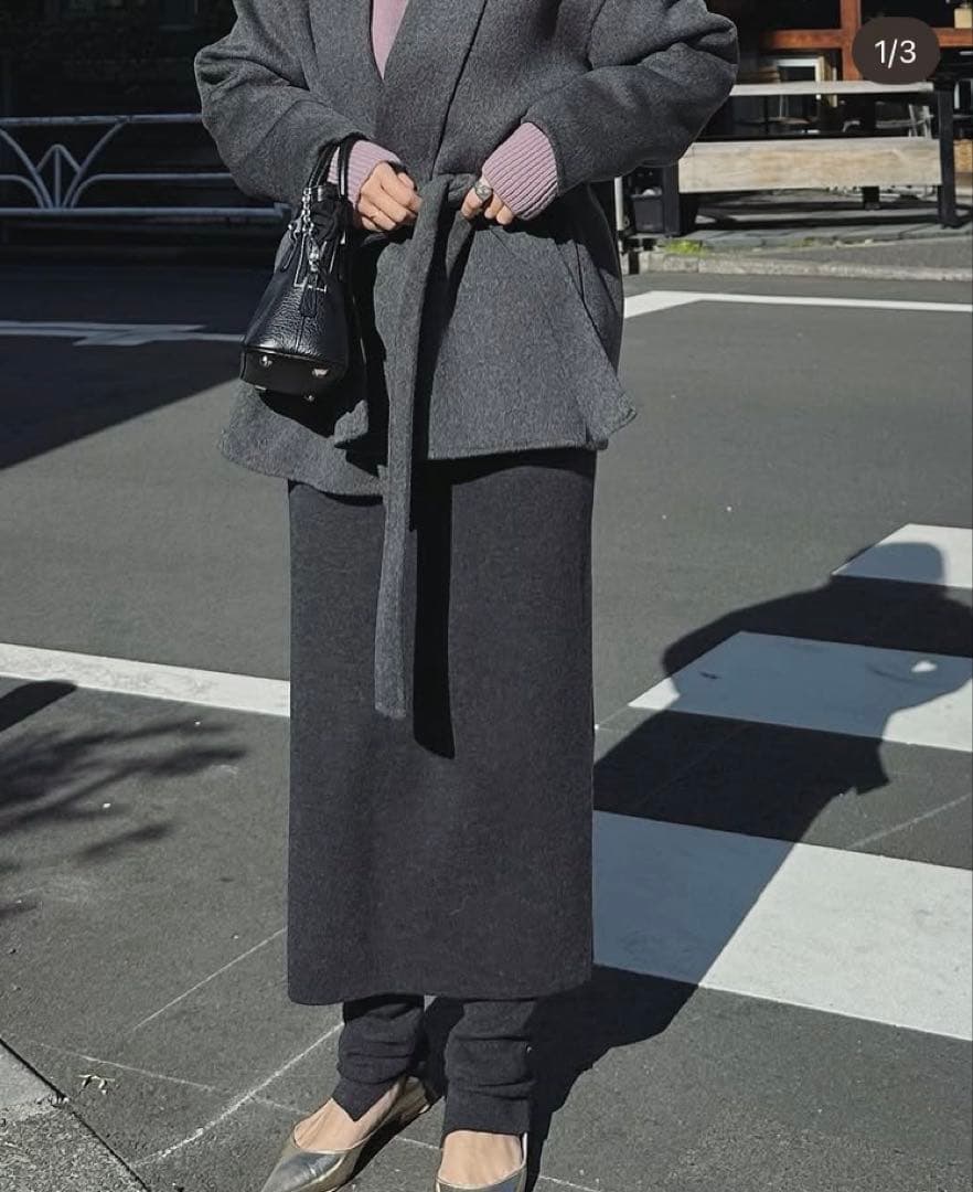 スカート na.e Knit Skirt &Leg Warmers