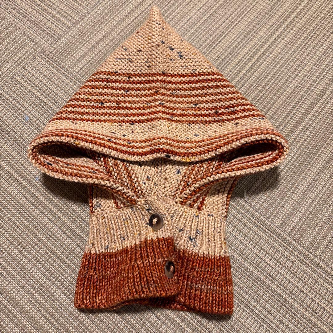 【Misha&Puff】Garter Stripe Hood