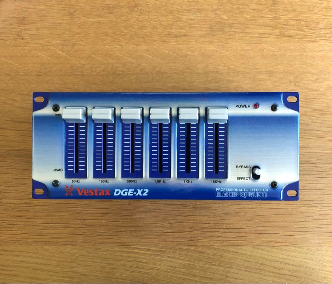 Vestax DGE-X2 6バンドグラフィックイコライザー　メンテ済み中古