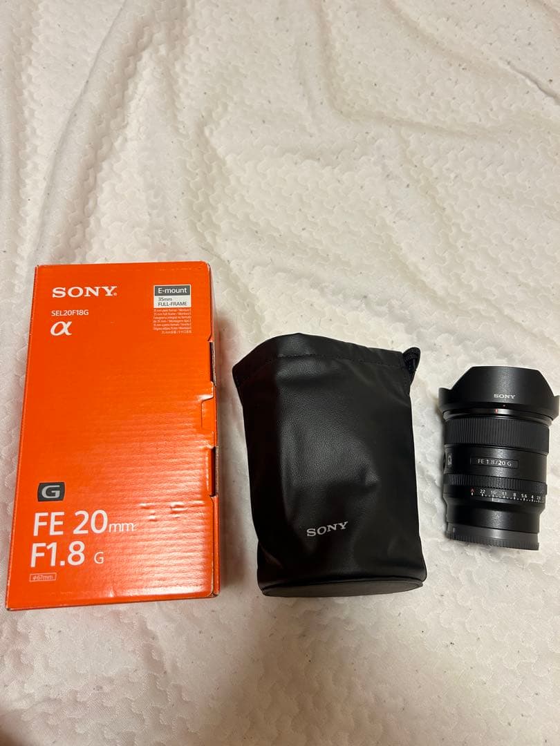 SONY FE 20mm F1.8 G Eマウントレンズ