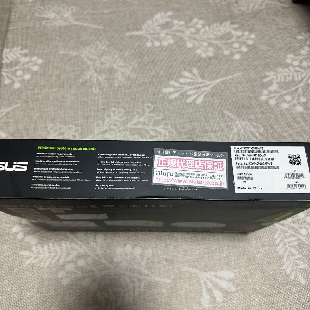 グラフィックボード・グラボ・ビデオカード ASUS RTX3060ti 8GB