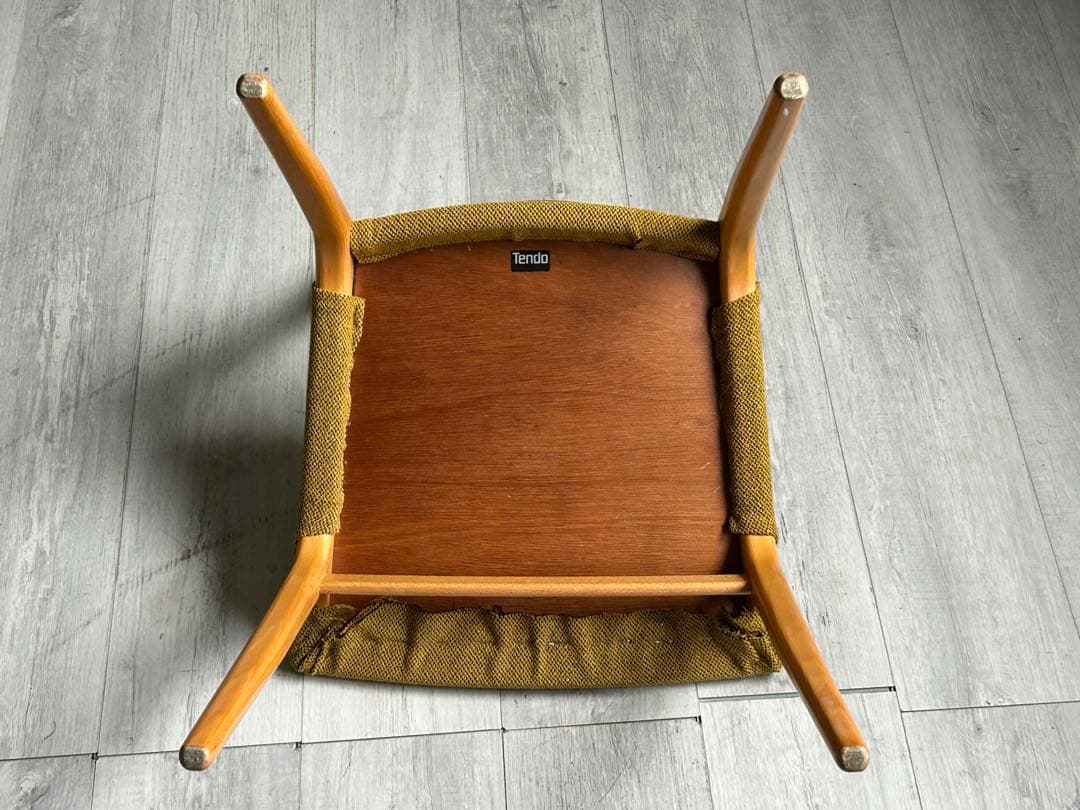 座面　リメイク　天童木工　TENDO 尾州生地　ツイード生地　インパラチェア
