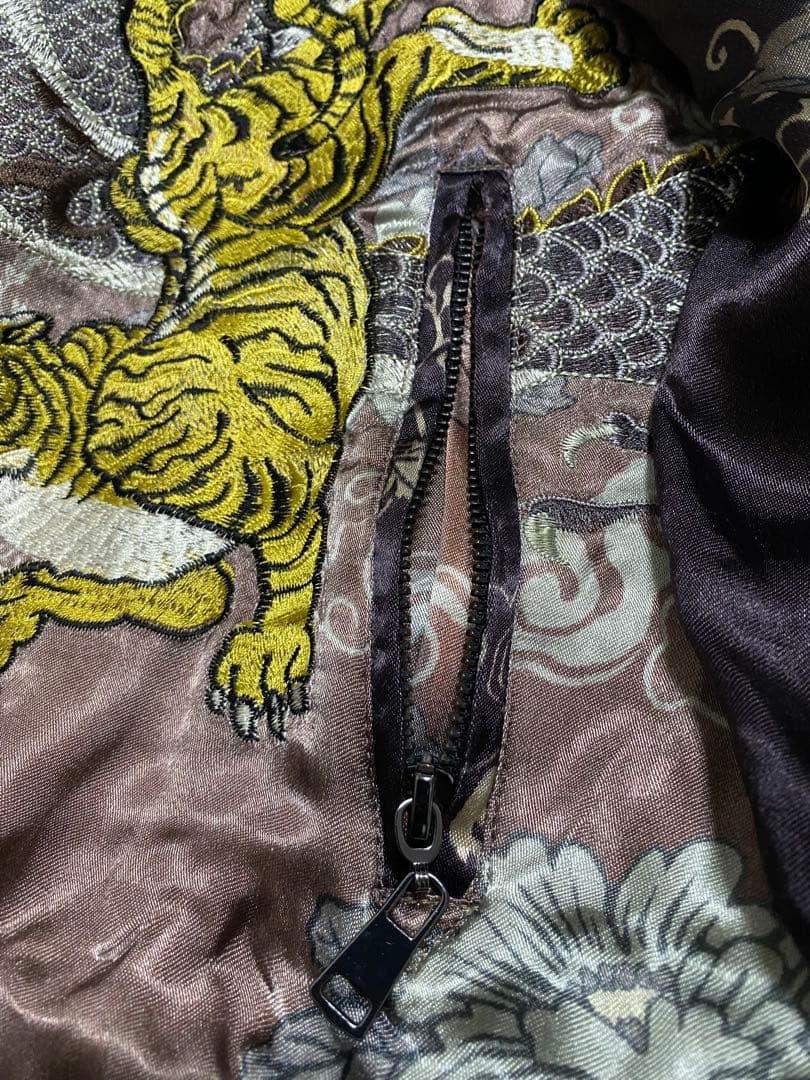 y2k 龍虎２面用 レーヨン 日本限定 unisex vintage 美品