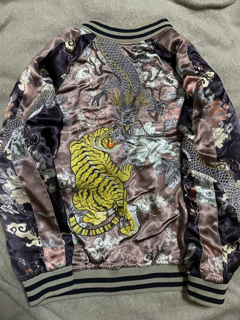 y2k 龍虎２面用 レーヨン 日本限定 unisex vintage 美品