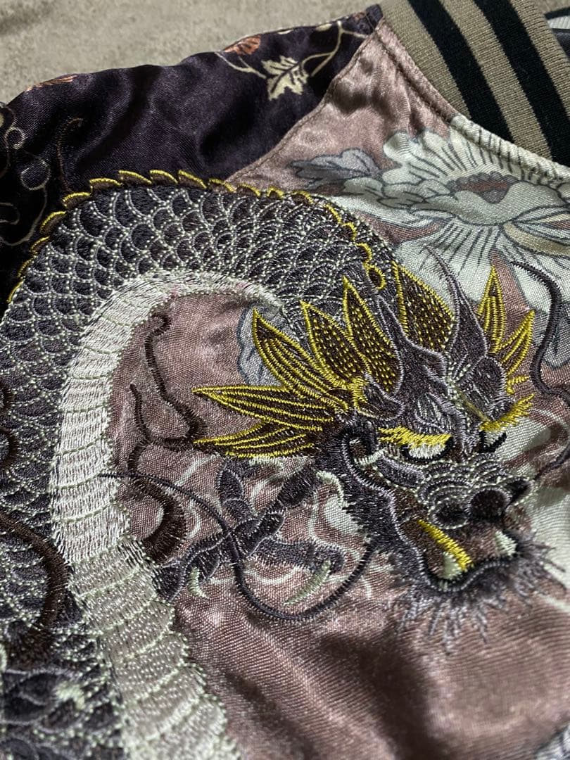 y2k 龍虎２面用 レーヨン 日本限定 unisex vintage 美品