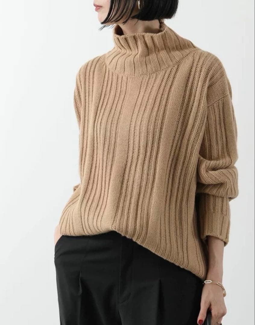 24AW MaxMara 白タグ 極美品 カシミヤブレンド ニット