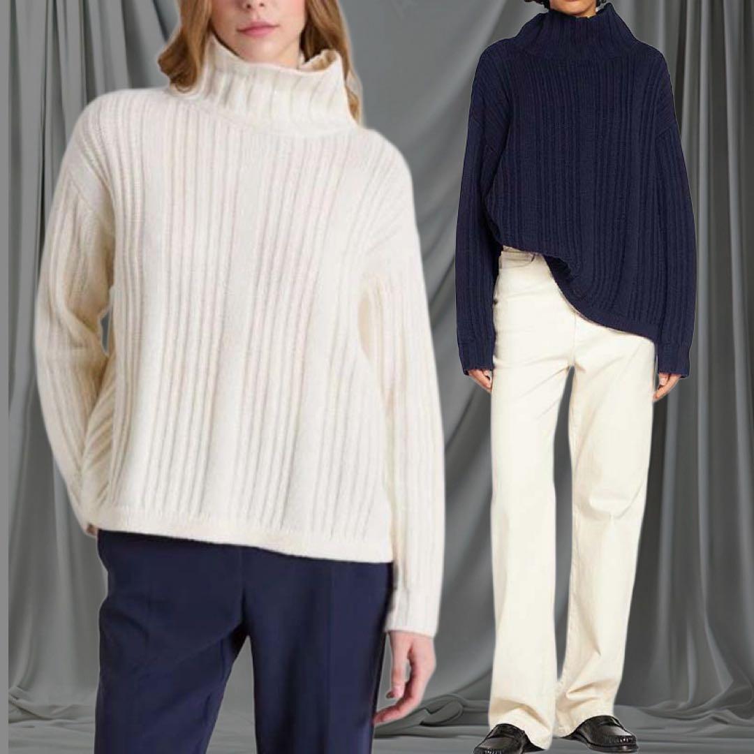 24AW MaxMara 白タグ 極美品 カシミヤブレンド ニット