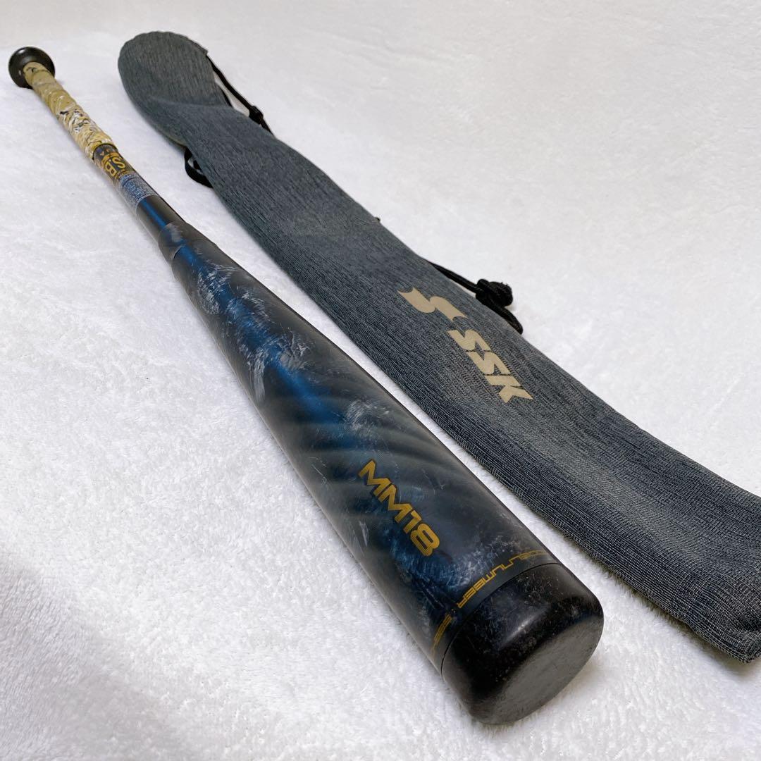 SSK　一般軟式用バット　MM18　トップバランス　専用ケース付　85.5cm